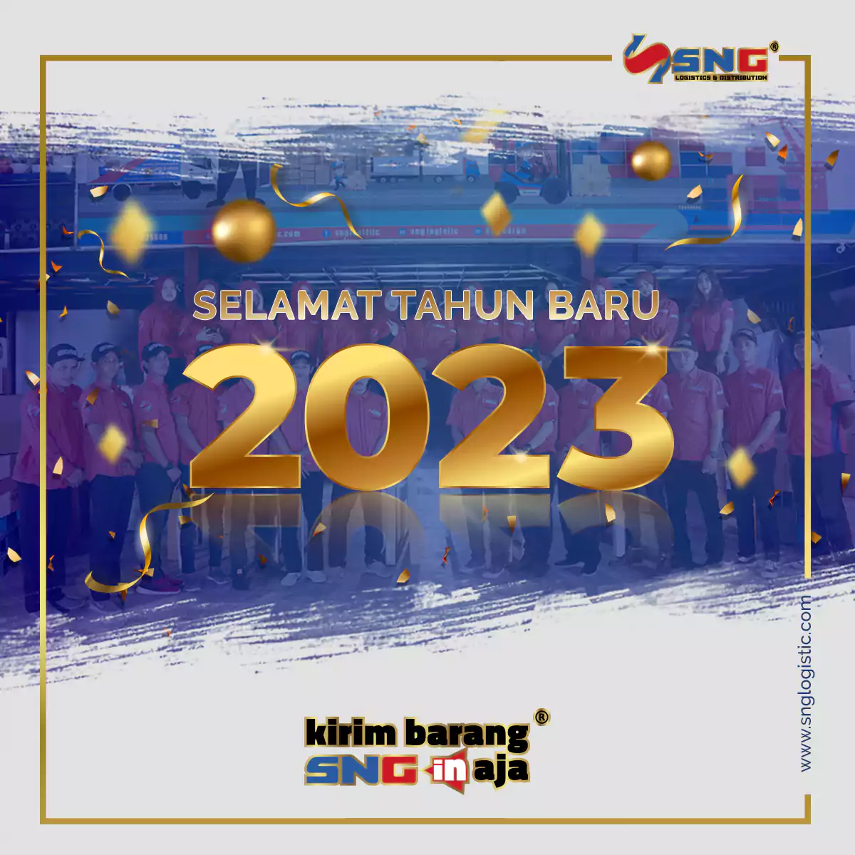 SNG Logistic Mengucapkan Selamat Tahun Baru 2023